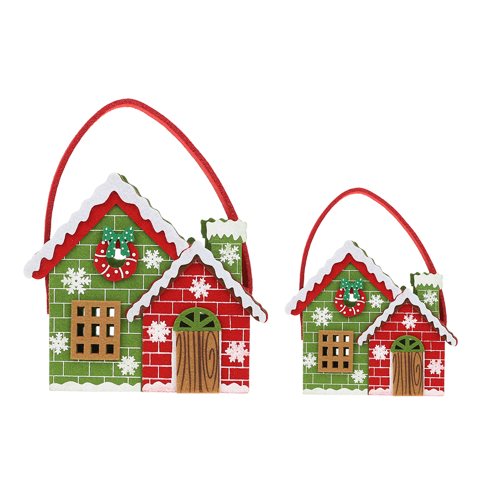 Weihnachtsgeschenk Filz Aufbewahrungskorb Weihnachten Weihnachtsmann Süßigkeiten Tasche Weihnachtsmann Obstkorb Neujahr Festival Party 5