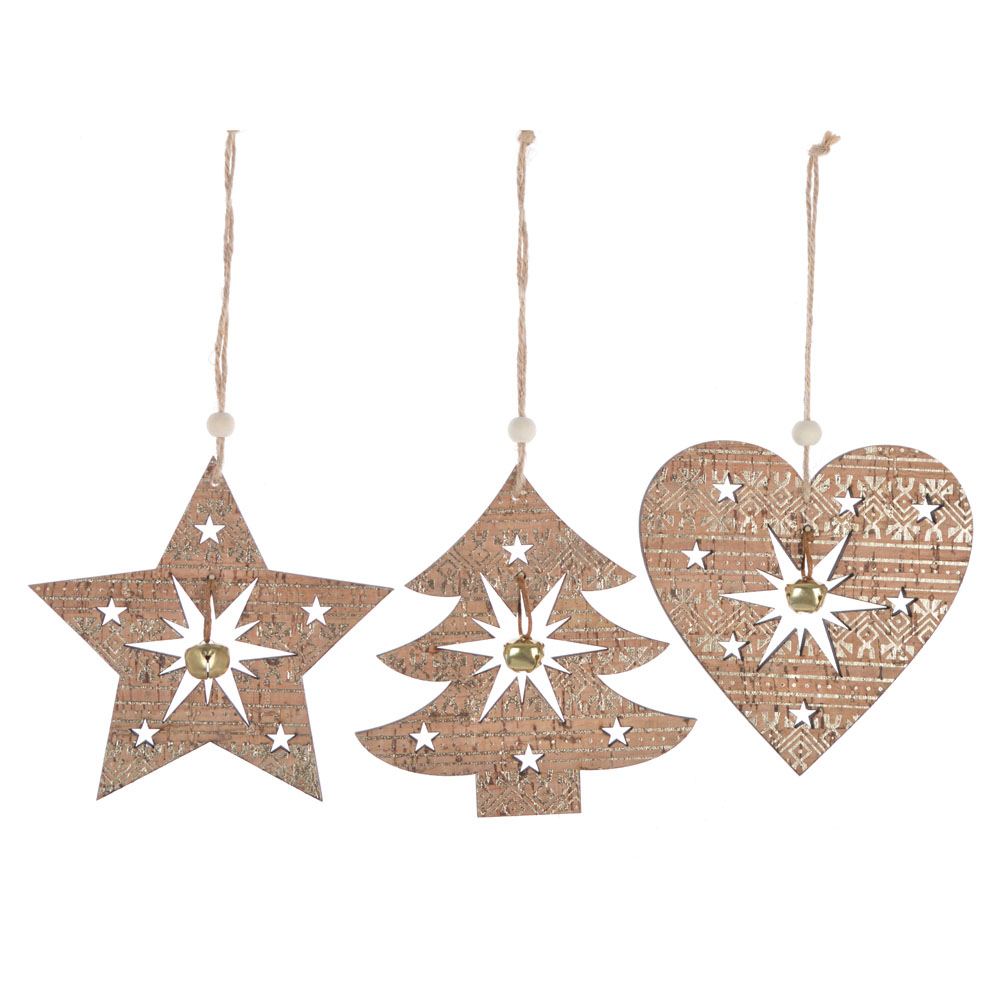 Adornos colgantes de madera para Navidad, manualidades de madera, adornos navideños, decoración para festivales y fiestas. 2