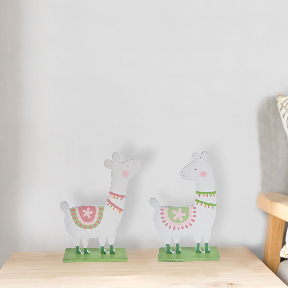 Ostern Lustige Holzkatze Niedlicher Vogel Gartendekor Haus Fenster Tisch Shop Dekor Frohe Ostern Party Tischdekor 2