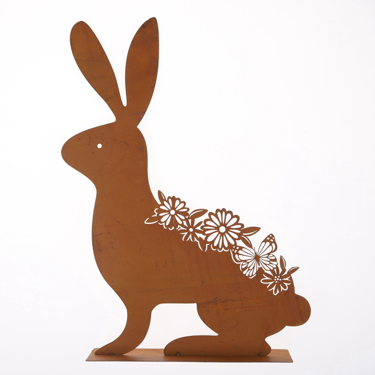 Estaca de conejo de Pascua para jardín, decoración de jardín, estaca de conejo, juego de decoración de primavera para jardín y puerta de entrada. 2