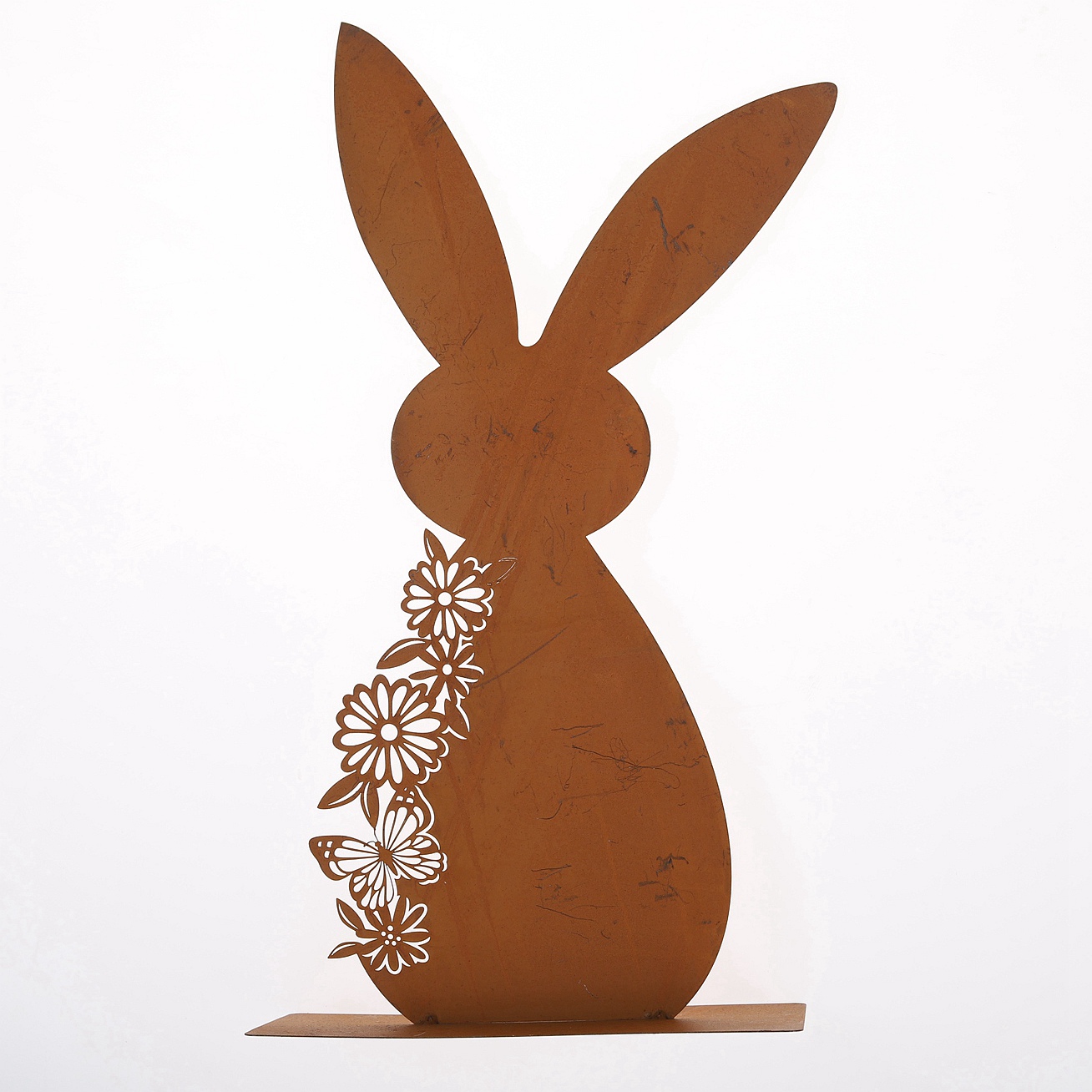 Estaca de conejo de Pascua para jardín, decoración de jardín, estaca de conejo, juego de decoración de primavera para jardín y puerta de entrada. 4