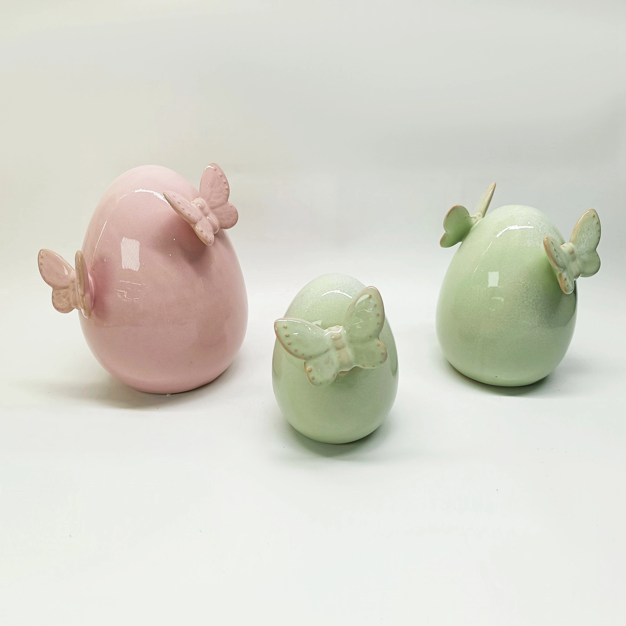 Figuras de conejo de Pascua, conejo de Pascua, cerámica, porcelana, regalo, decoración nórdica moderna, tazón para dulces, tazón decorativo para servir bocadillos. 1