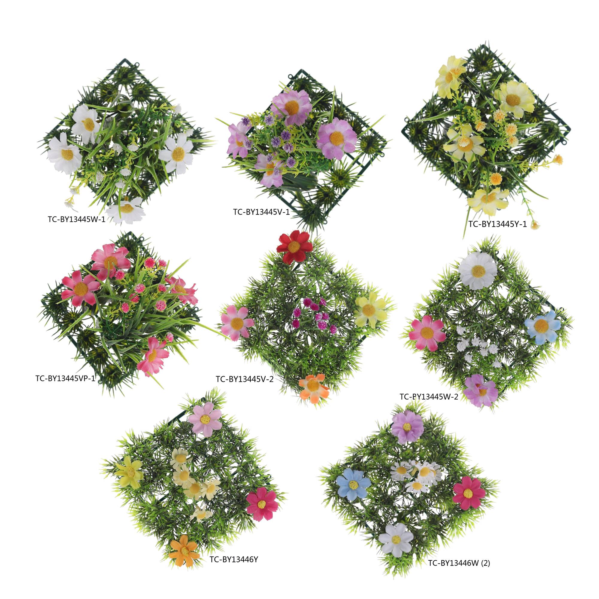 Precio de fábrica: Mini césped artificial, flores falsas, plantas verdes artificiales, mini paisajes, bricolaje, artesanías de plástico, decoración de jardín, venta al por mayor - Tangchen 2