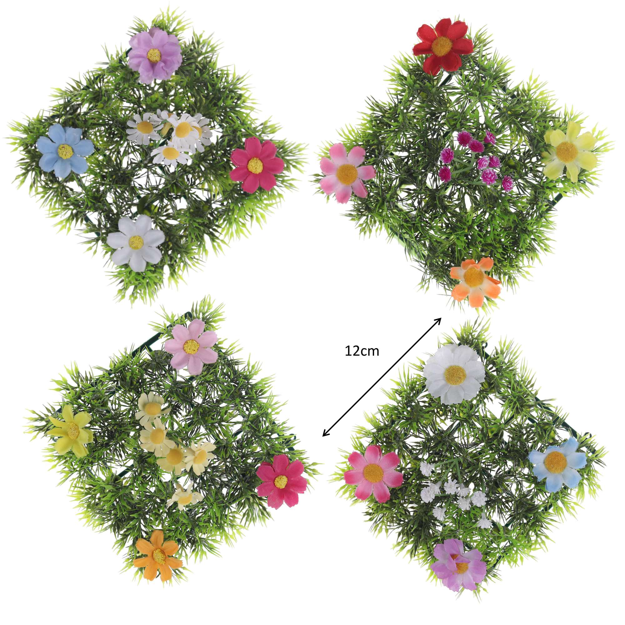 Precio de fábrica: Mini césped artificial, flores falsas, plantas verdes artificiales, mini paisajes, bricolaje, artesanías de plástico, decoración de jardín, venta al por mayor - Tangchen 9