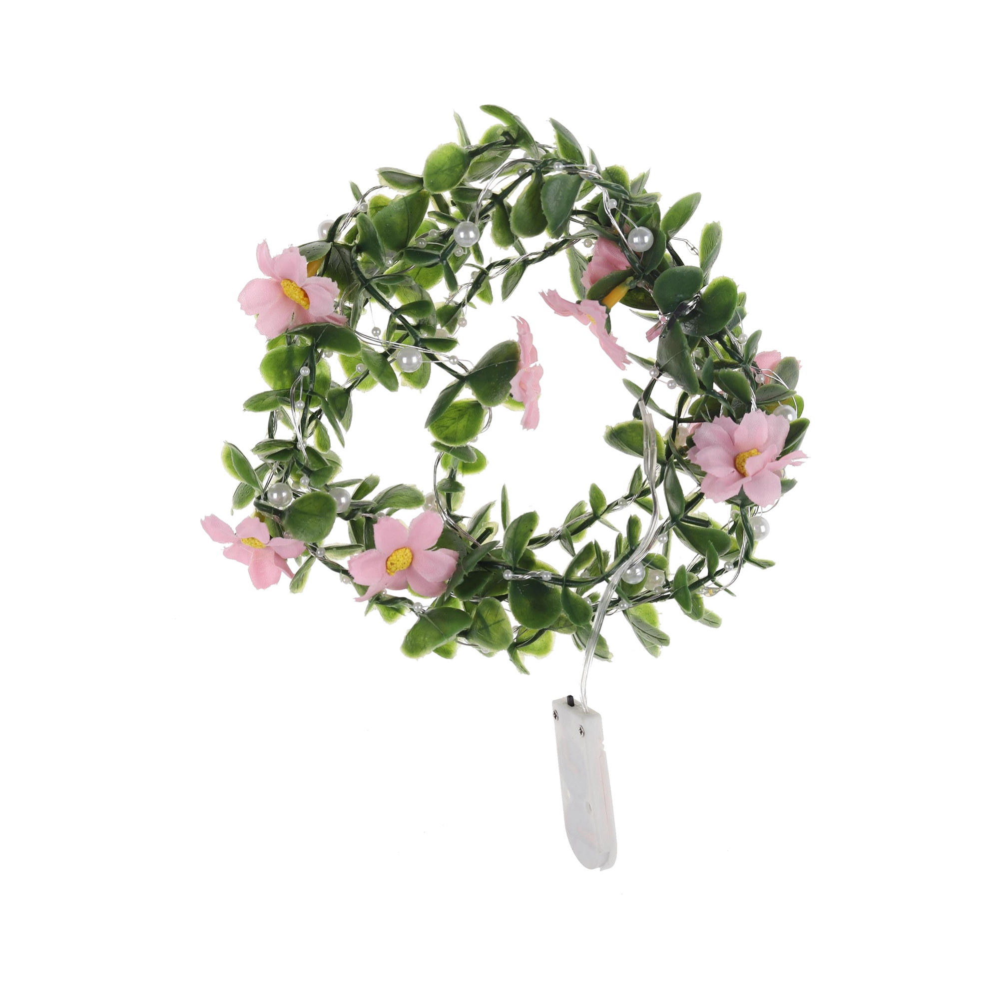 LED-Girlande, Lichterkette, hängende Ornamente, LED, künstliche Rosenblüten, Ranken, Lichterkette, hängende Partydekoration, Hochzeitsdekoration, Home-Party-Dekor 5
