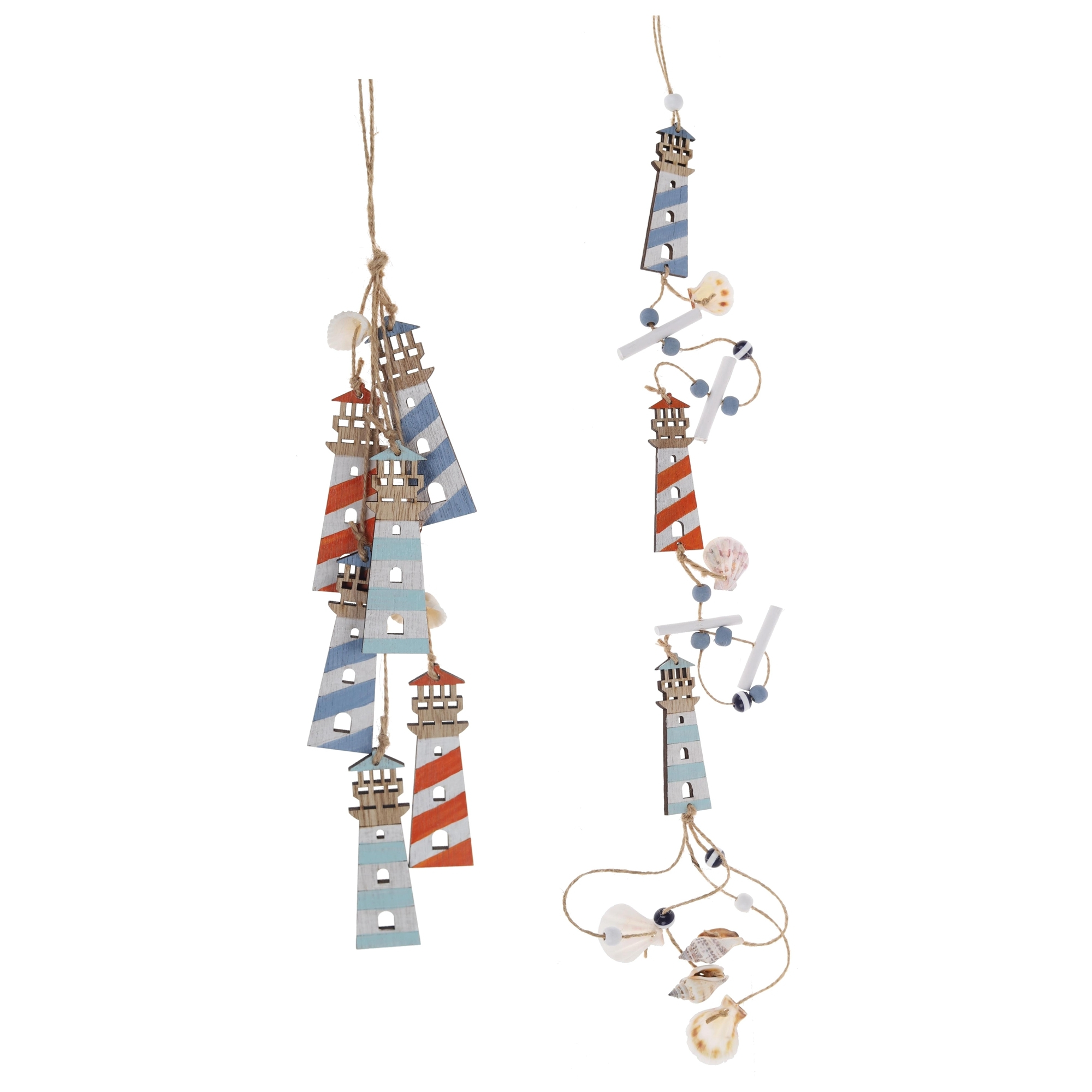 Wooden Fish Sailboat Rudder Hanging Decoration Beach Theme Wall Decor Door Crafts Wind Chimes Ornament Nautical Pendants Gifts 1