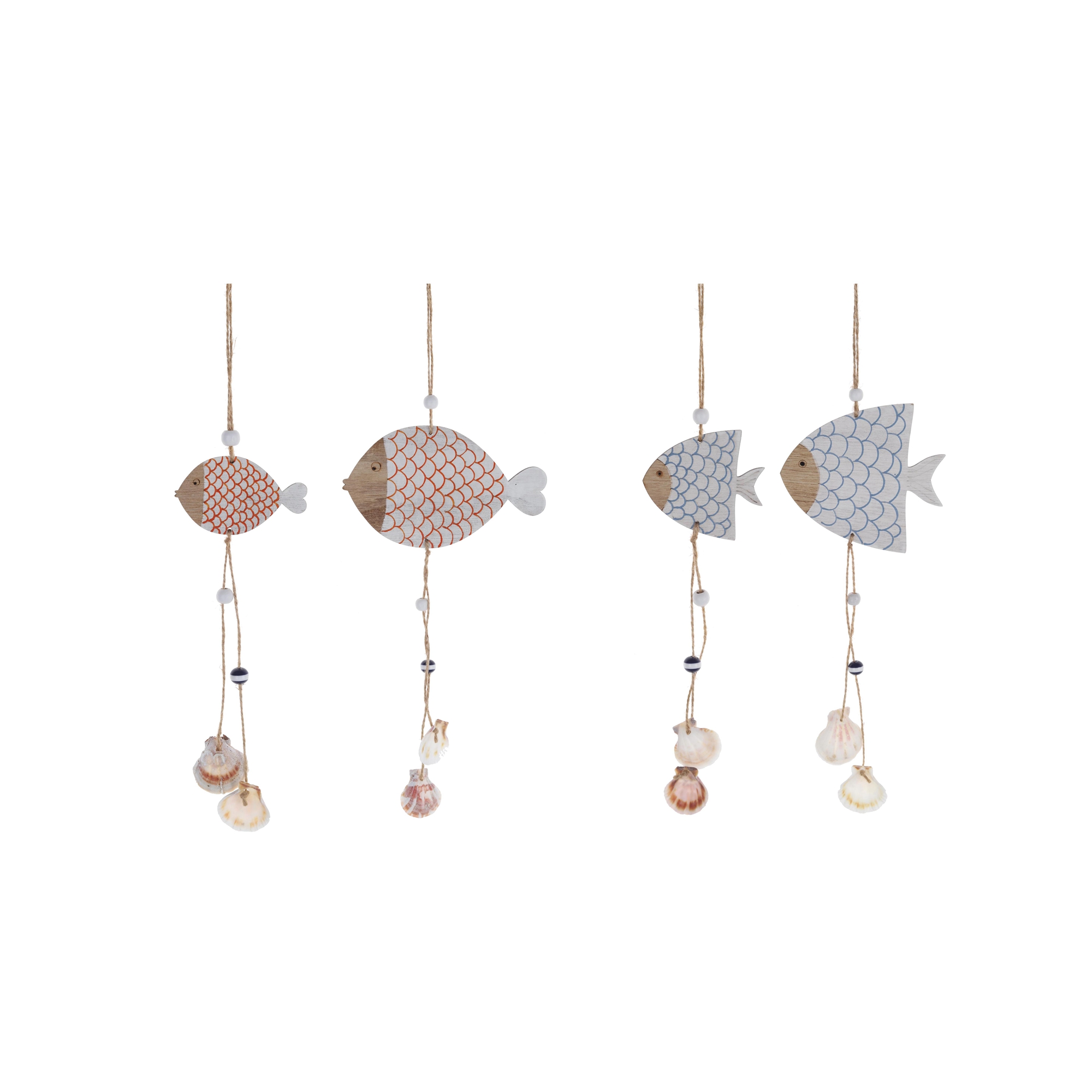 Timón de velero de madera con forma de pez, decoración colgante para pared con temática playera, manualidades para puertas, campanas de viento, adornos náuticos, regalos 3