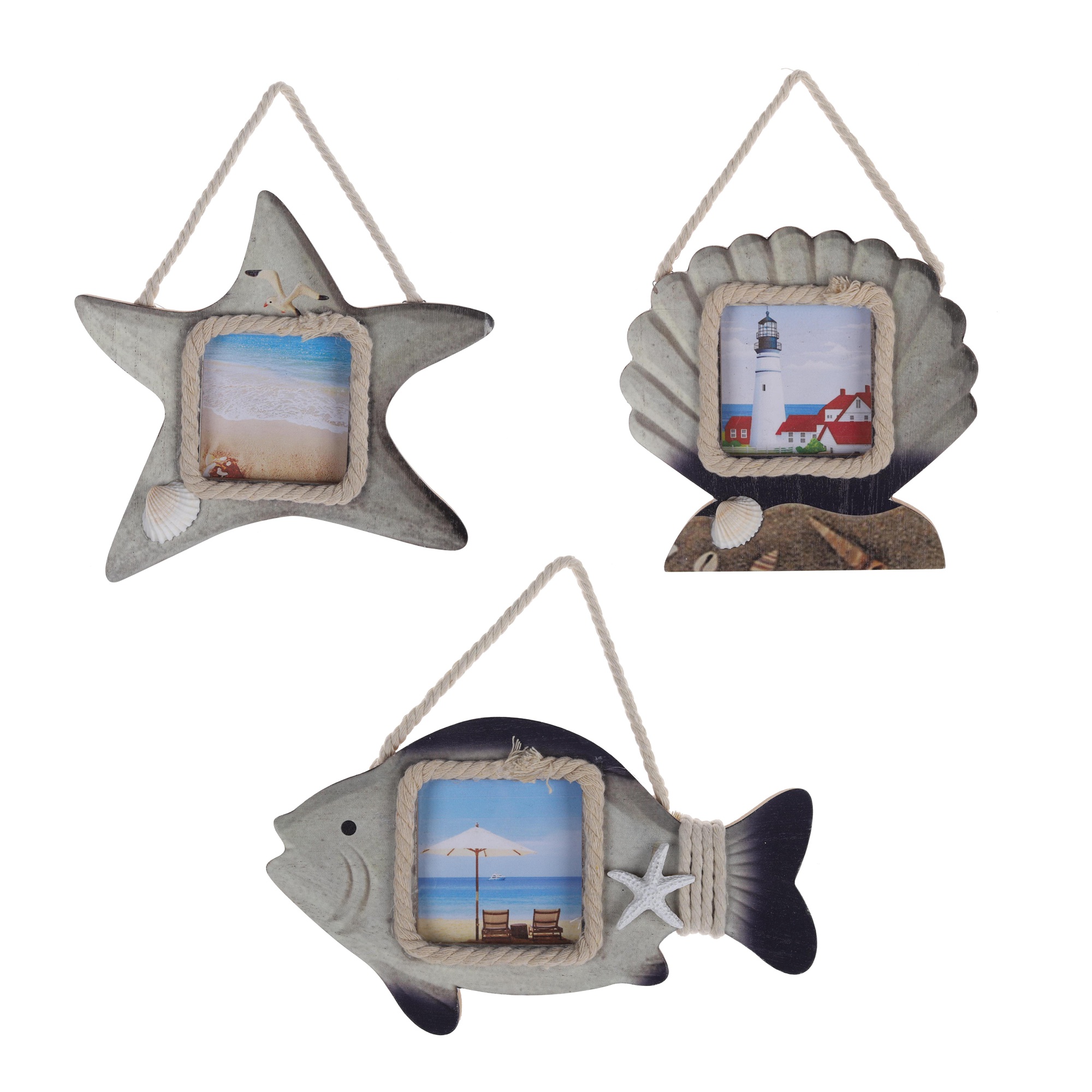 Hochwertiger Holzrahmen im mediterranen Stil, Kombinations-Fotorahmen-Set, Wandbehang, Bilder, Wohnkultur, Großhandel-Tangchen 7