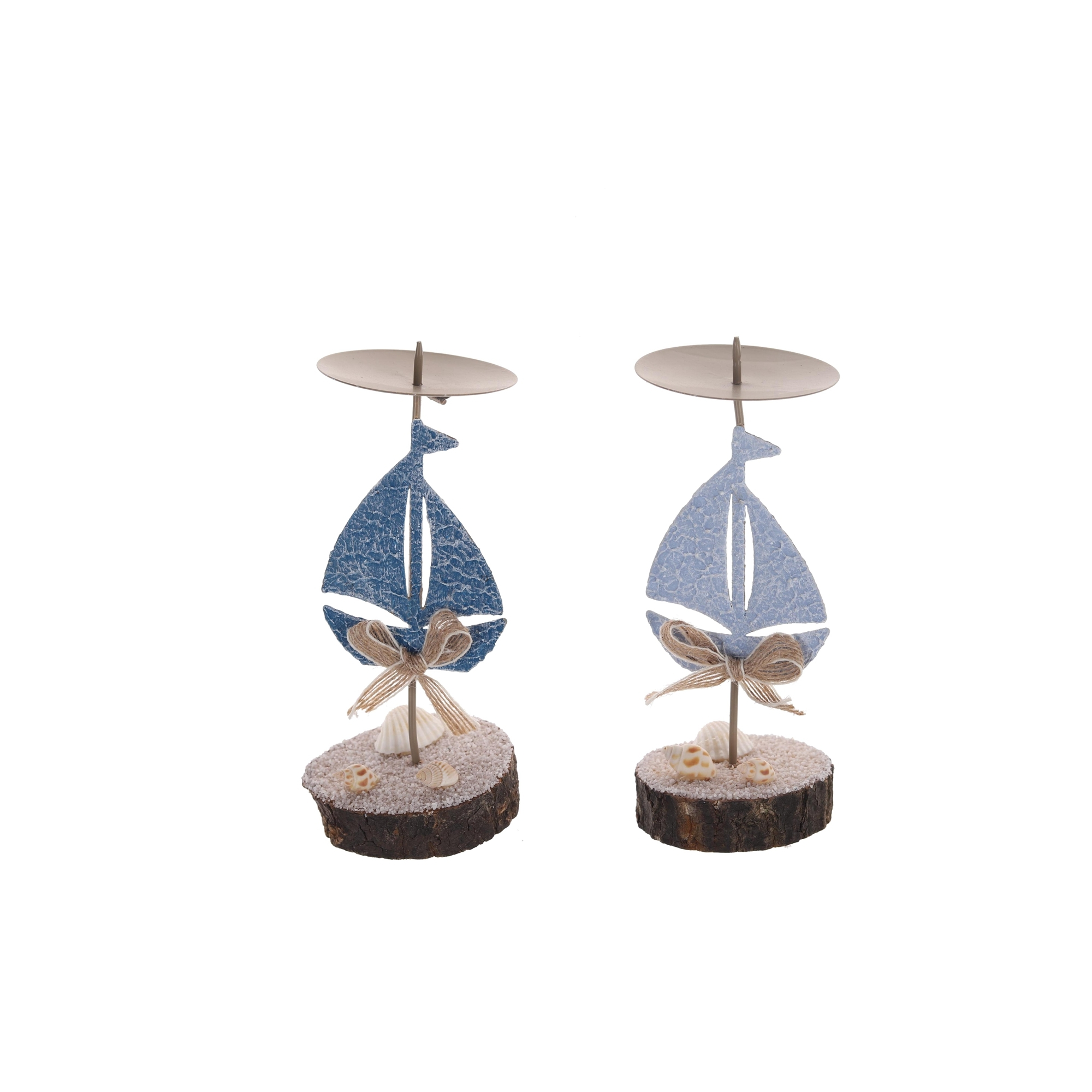 Fish Starfish Shell Boat Candle Holder Romantic Metal Candlestick Mediterranean Style Children Bedroom Home Decoration 1