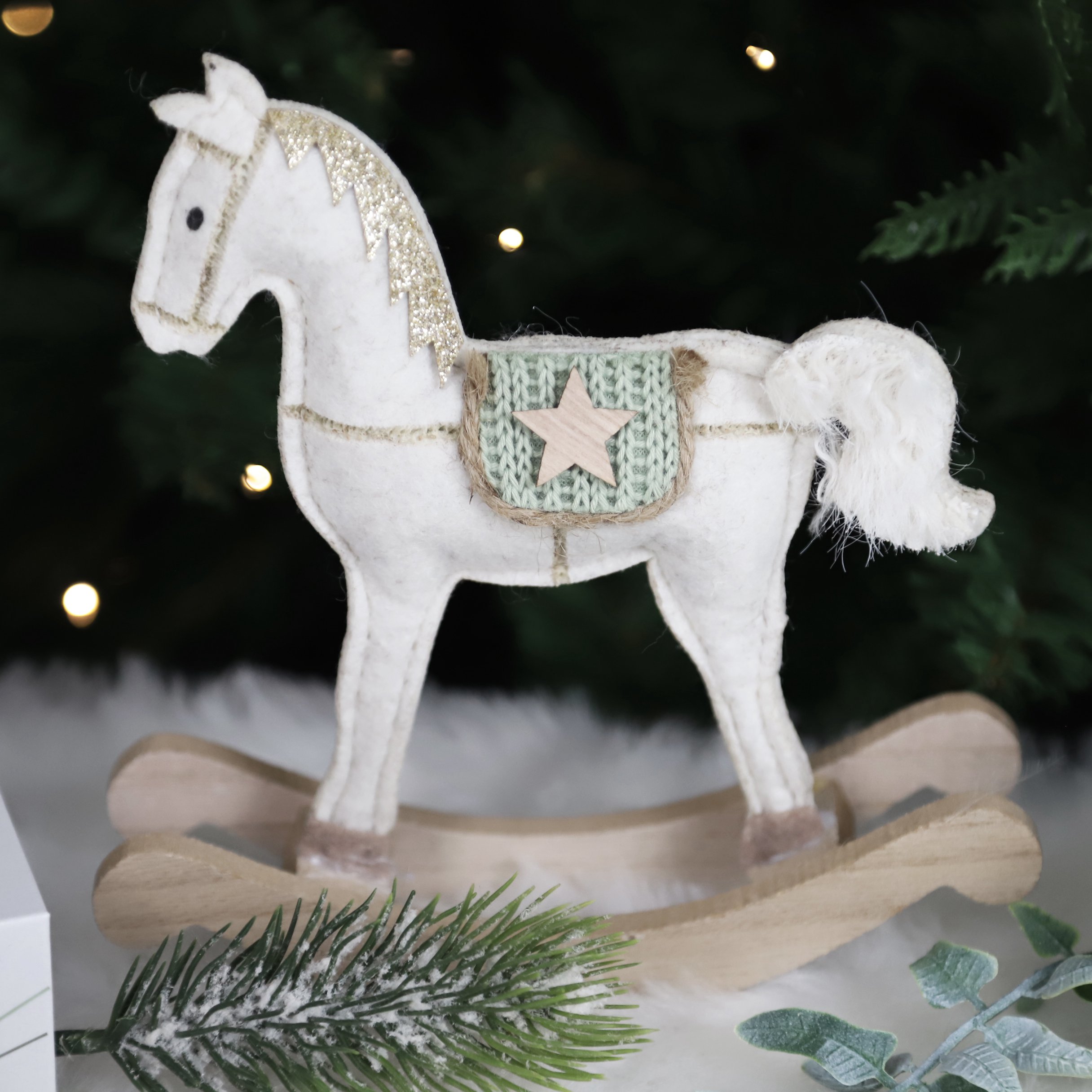 Neujahrsgeschenke Weihnachtsbaumschmuck Frohe Weihnachten Holz Rentier Weihnachtsdekorationen 4