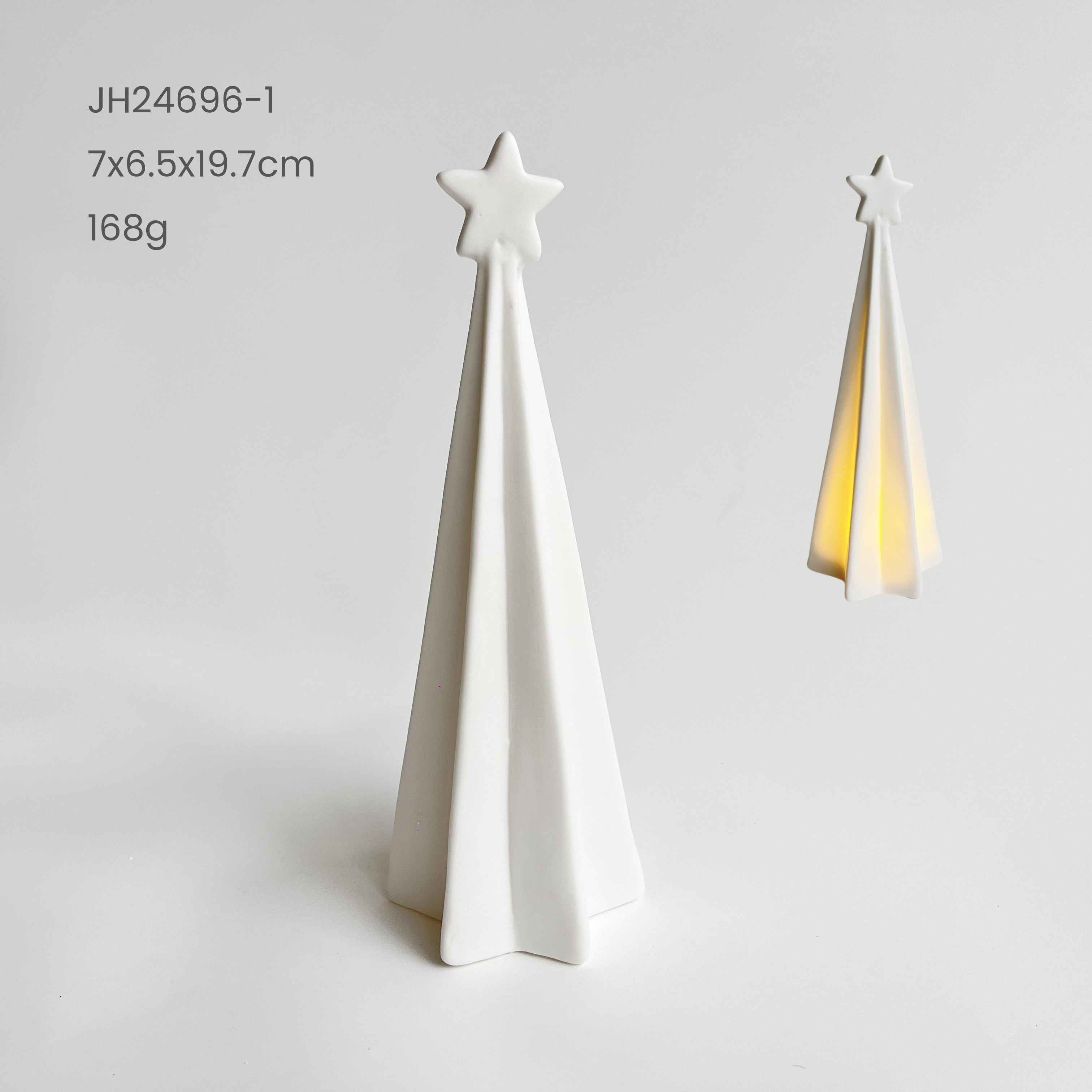 Best Quality Ceramic Luminous Mini Christmas Tree Small Desktop Home Ornaments Xmas Gifts Small Scene Layout Props Oem-Tangchen 4