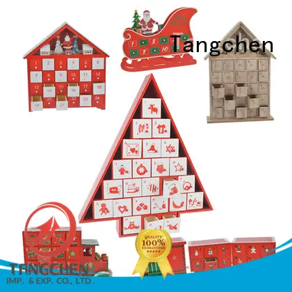 Tangchen truck wooden christmas decorations Supply for christmas 1