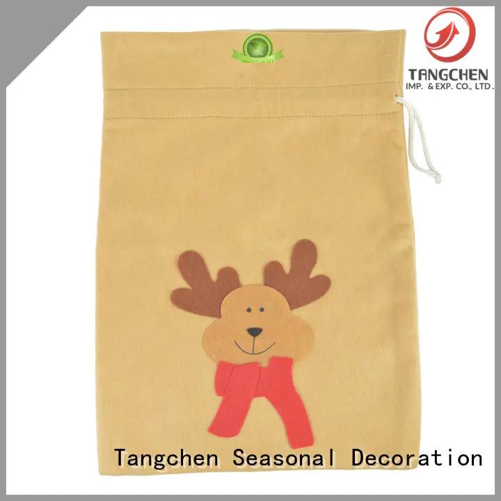 Tangchen green large gift sacks factory for chiristmas tree 1