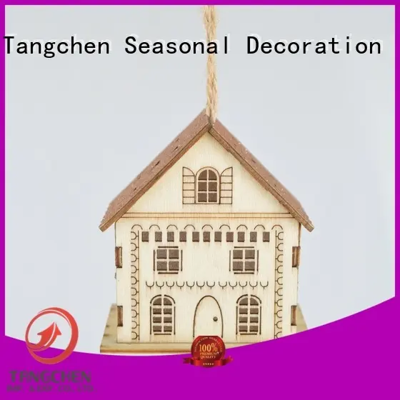 High-quality wooden christmas tree decoration ice Suppliers for home 1