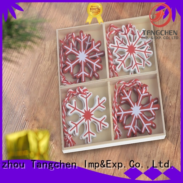 Tangchen Latest wooden christmas tree decoration factory for home decoration 1