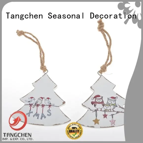 Tangchen Top wooden christmas tree Supply for holiday decoration 1
