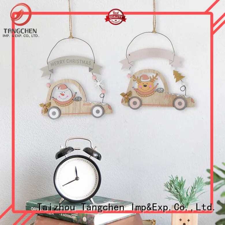 Tangchen Top wooden christmas tree decoration Supply for christmas 1
