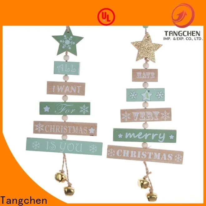 Tangchen shaped wooden christmas factory for home decoration 1