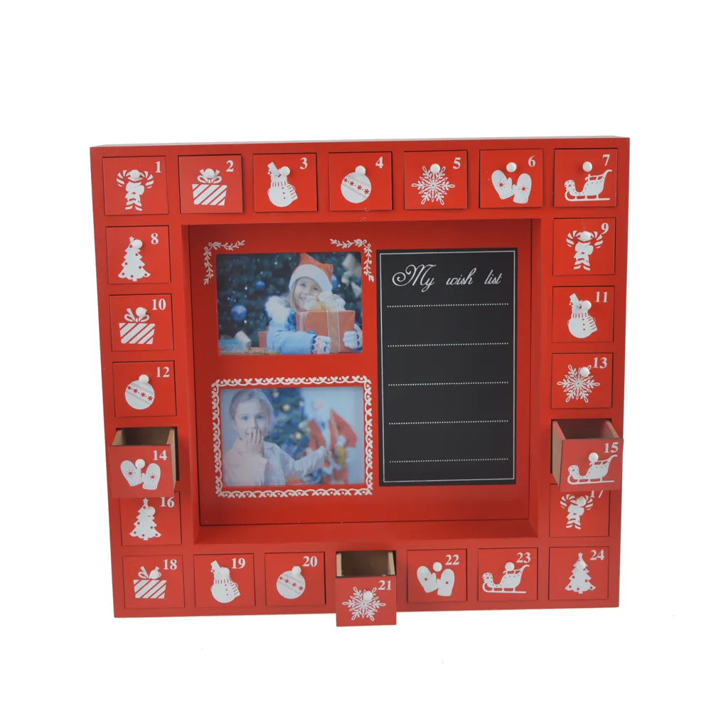 High-quality traditional advent calendar slide factory for holiday decoration 1