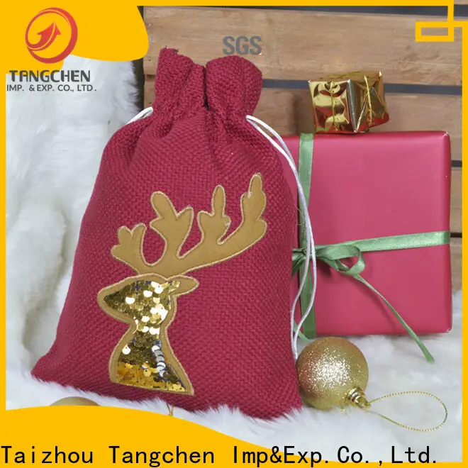 Tangchen New santa sack gift bags for business for christmas 1