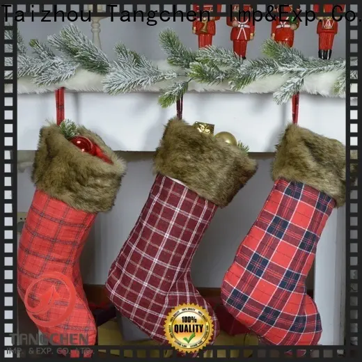 Tangchen Latest custom christmas stockings for business for home decoration 1