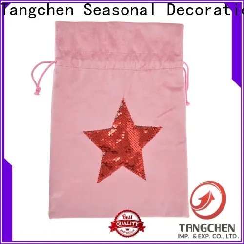 New santa sack gift bags draw manufacturers for chiristmas tree 1