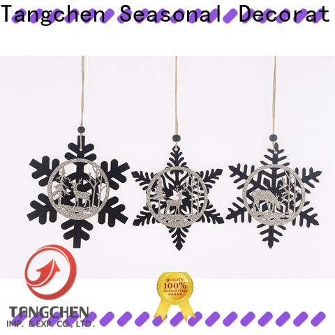 Tangchen Custom gold christmas ornaments factory for wedding 1