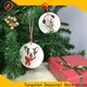 Tangchen burgundy wooden christmas tree company for christmas 1