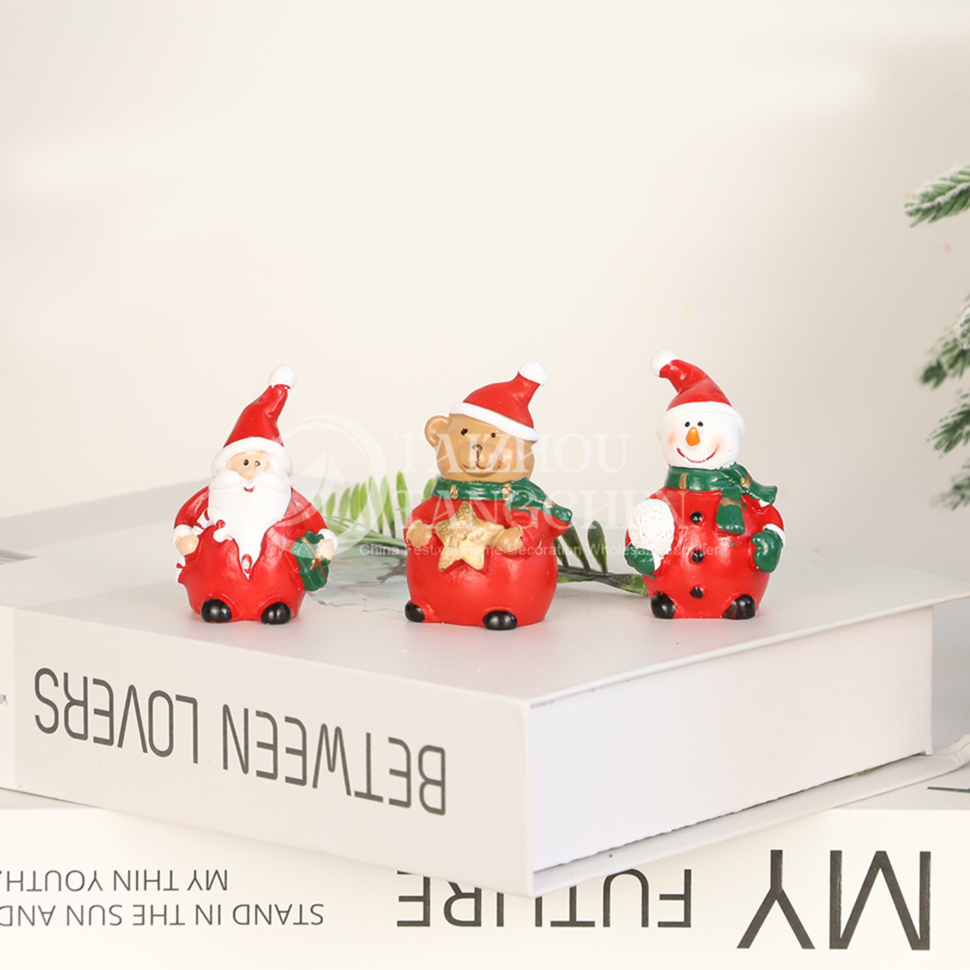 Neujahrsschlafzimmer Ornament Dekor Keramik Weihnachtsdekoration Weihnachten Hirsch Elchfigur 7