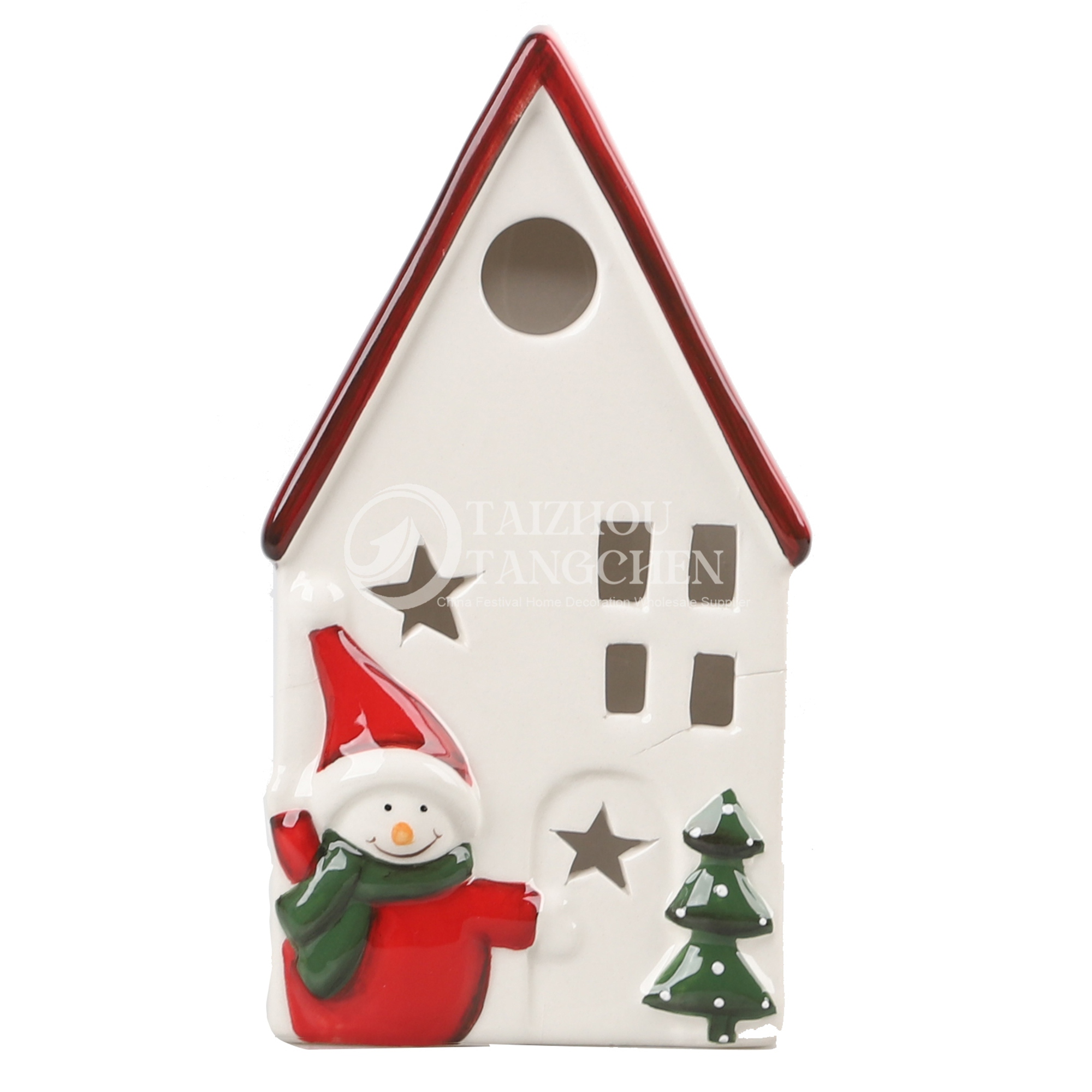 Neujahrsschlafzimmer Ornament Dekor Keramik Weihnachtsdekoration Weihnachten Hirsch Elchfigur 9