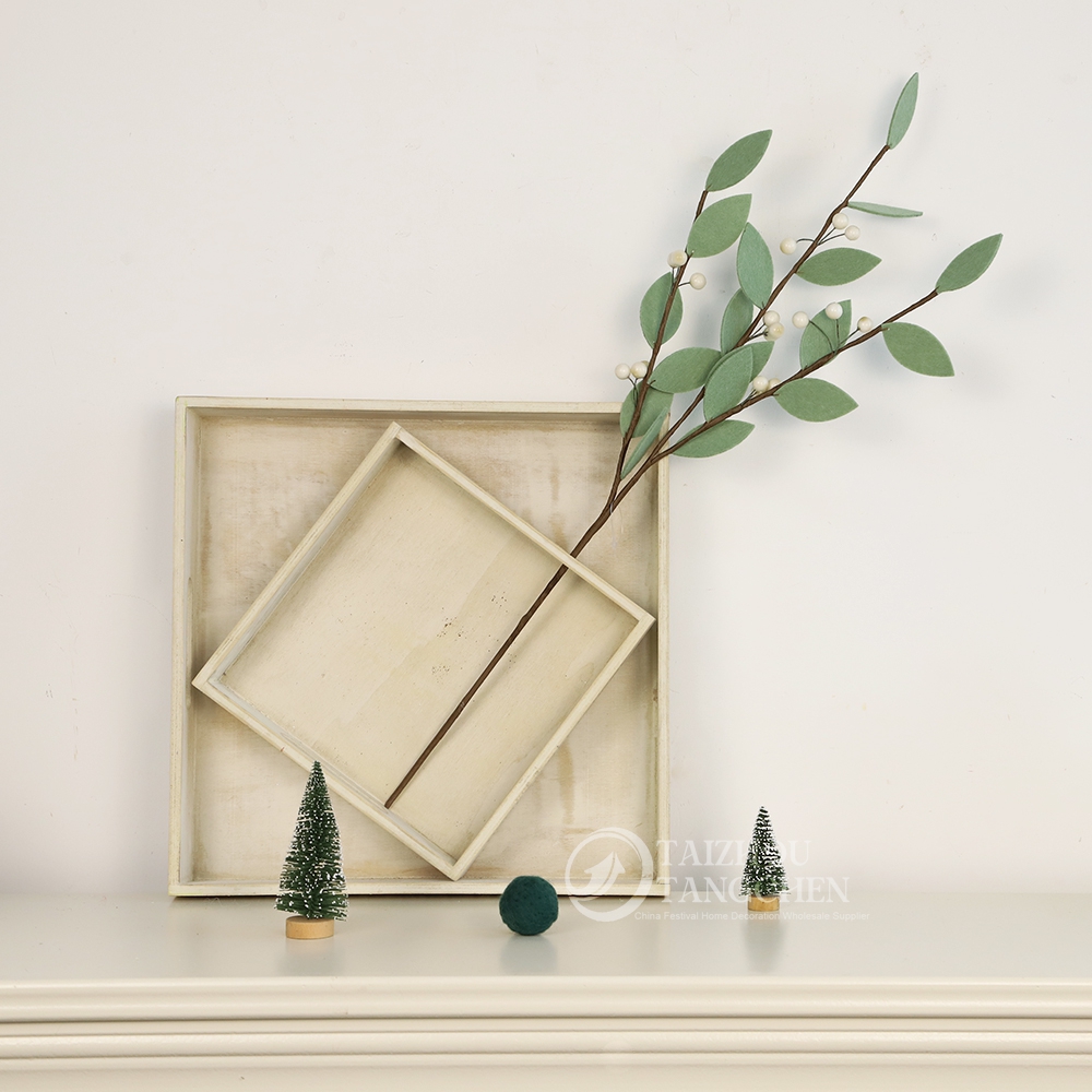 Neujahrsgeschenke Home Kamin Ornament Grüne Farbdekor Stoff Weihnachtsbaum Elchsammlung Kollektion 4