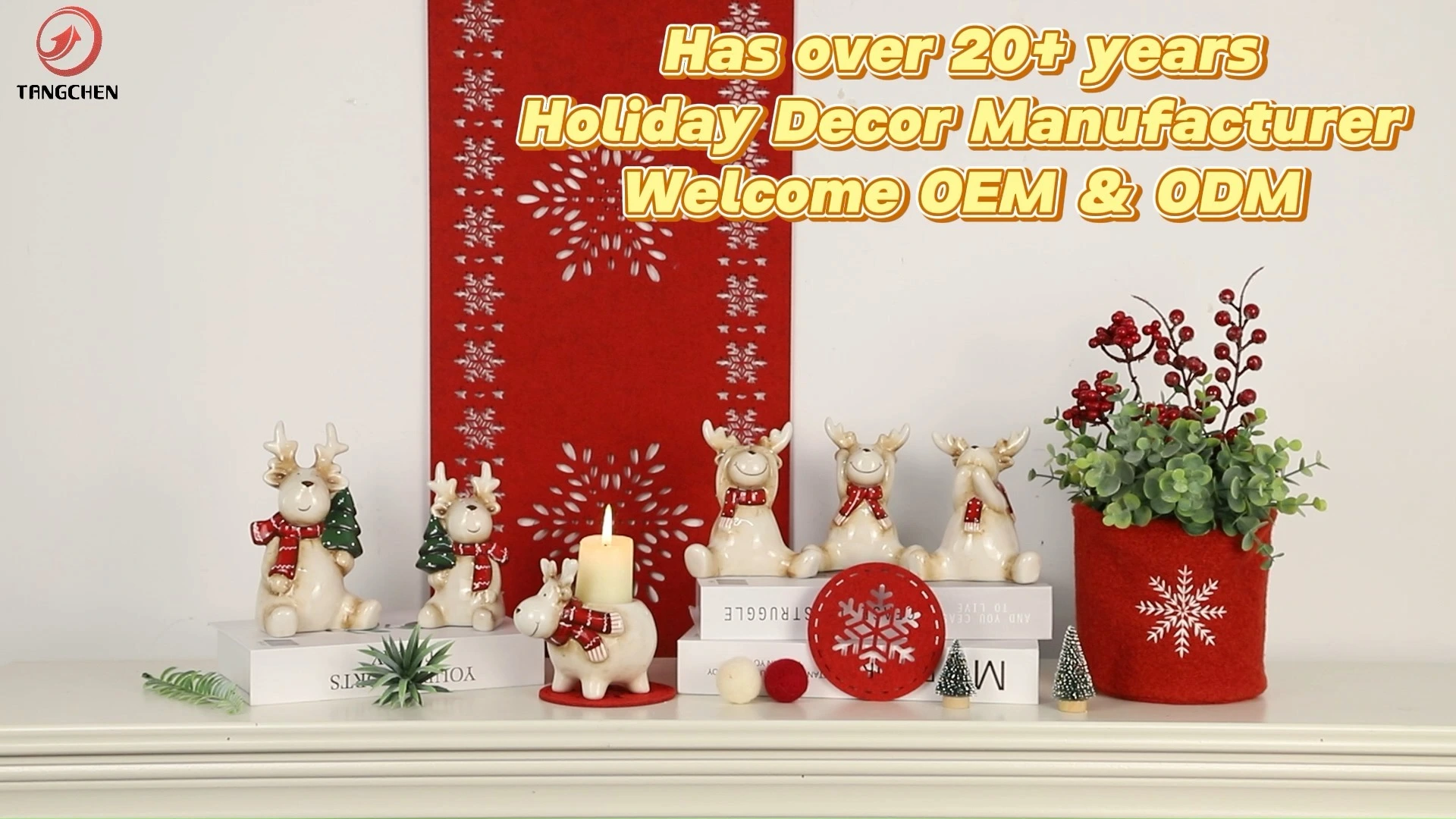 Hot Sale Creative Design Children's Gift Cute Reindeer Christmas ELK Crafts Table Ornaments 1