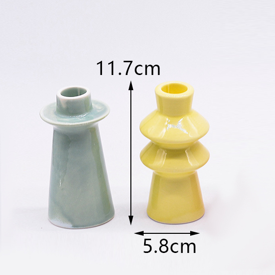 Nordic Style Roman Pillar Candle Holder Minimalist Art Craft Gifts Wax Melt Burner 4