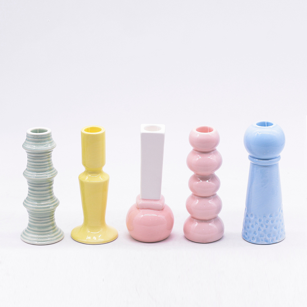 Nordic Style Roman Pillar Candle Holder Minimalist Art Craft Gifts Wax Melt Burner 2