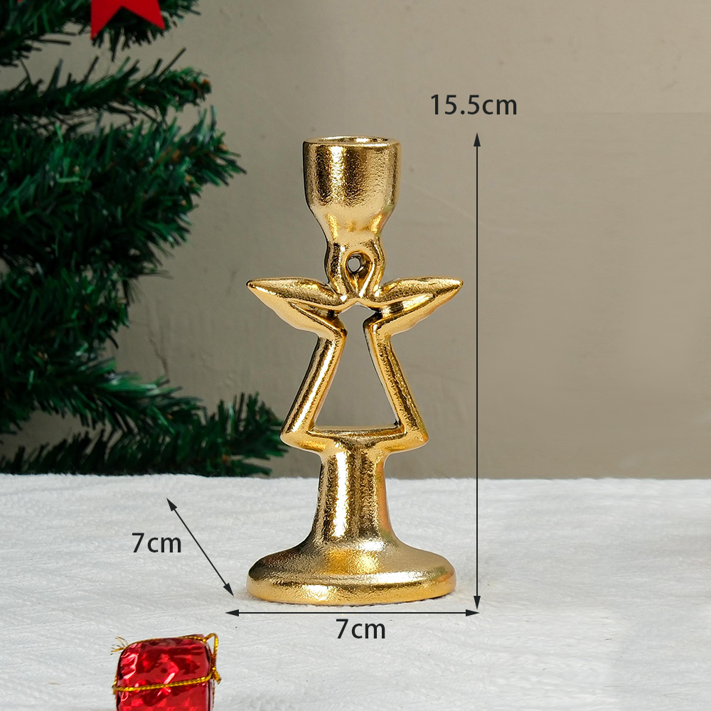 Candelador estrella Soporte de cerámica rústica Candle Stand Fantasy Garden Decoración del hogar Idea Magia Mágica Mágica 4