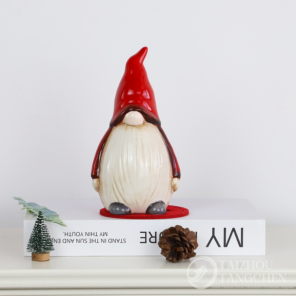 Keramik LED Weihnachtshäuser, Skandinavische Nordische Weihnachtsdorf Ornamente, Urlaub Home Dekoration Großhandel 6