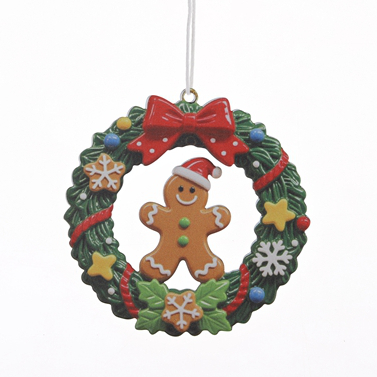 Adornos navideños de metal con forma de corona: adornos vintage de hojalata para colgar en el árbol de Navidad. 7