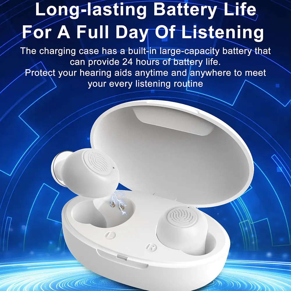 in Ear Hearing Aids Rechargeable by Greenwattz 2