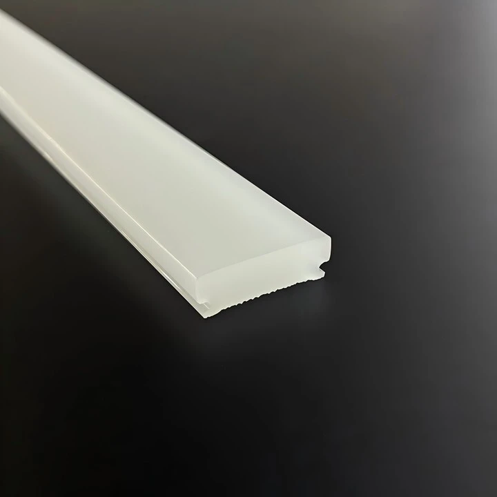 Customized Flat Plastic Diffuser Rod With Plastic PC Light Diffuser For LED Profile Lighting 1