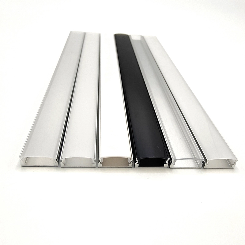 YG-1707 17MM*7MM LED Aluminum Profile with Clear/Milky/Black Cover 1