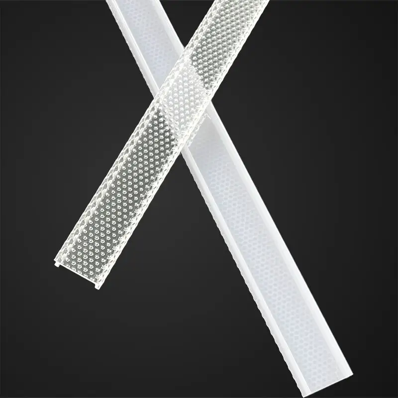 Enhance Your Lighting Experience With Clear Emboss Diffuser Lamp Cover For LED Linear Lights 1