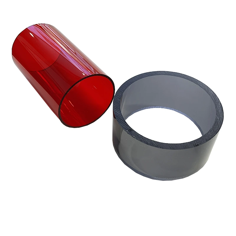 Plastic Transparent PC/PMMA Hangling Tube With Any Color Design For Lighting Decoration 1