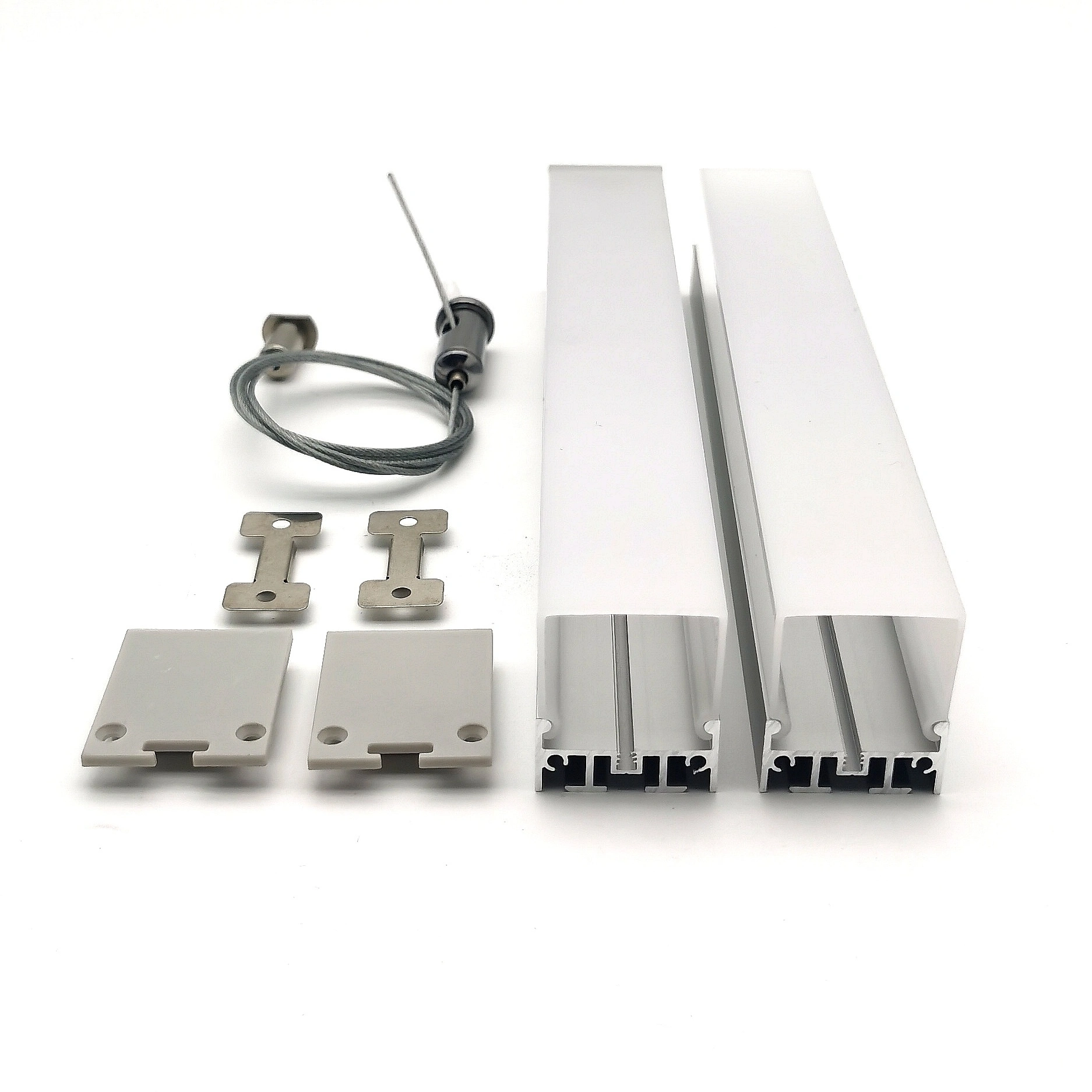 YG-3035 Led Aluminum Profiles With PC Diffuser Lampshade Cover For Surface Mounted Lighting 1
