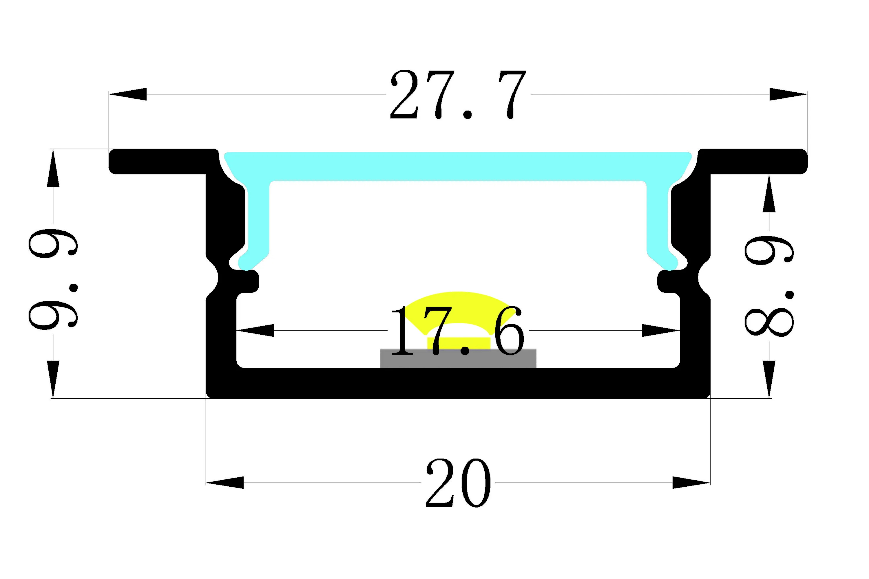 Hot Sale Linear Lamp Kit for House 5