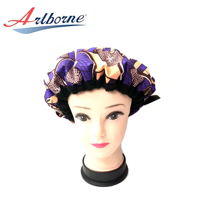 Natural flaxseed linseed microwave heat thermal condition steaming hair care mask cap bonnet hair cap 1