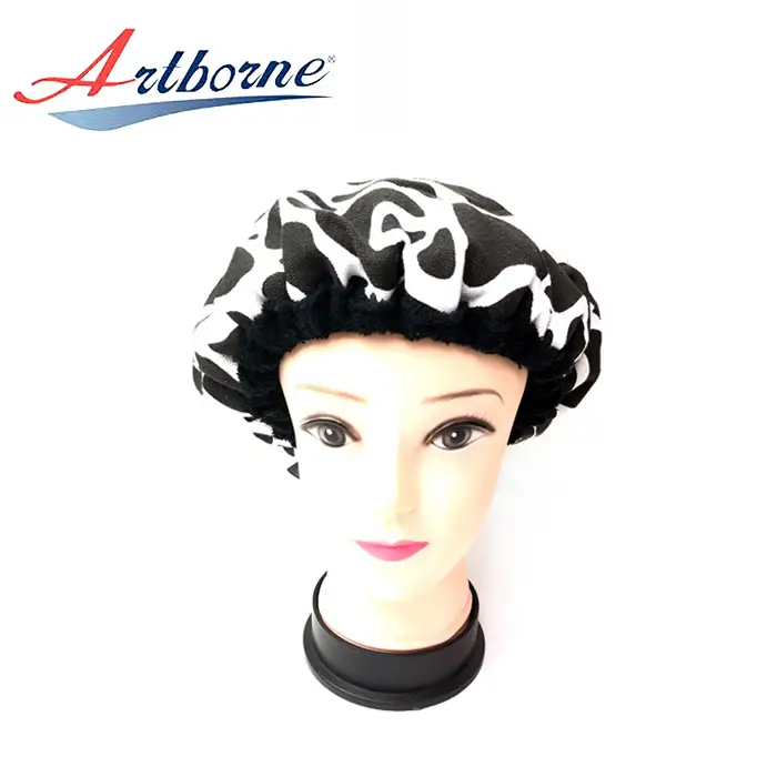 Natural flaxseed linseed microwave heat conditioning hair care mask cap bonnet 1