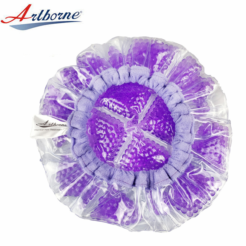 Gel Pearl Deep Conditioning Heat Cap Gel Bead Hair Care Cap 4