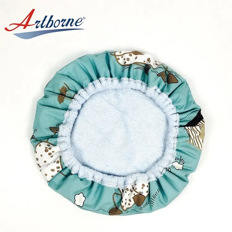 Artborne curling shower cap for women suppliers for hair 3