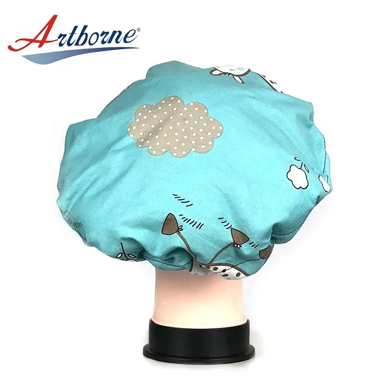 Artborne curling shower cap for women suppliers for hair 4