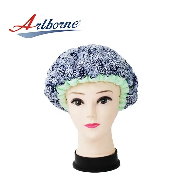 Cordless natural flaxseed linseed microweavable hair cap heated conditioning hair care mask cap bonnet deep conditioning heat cap hair care cap 1
